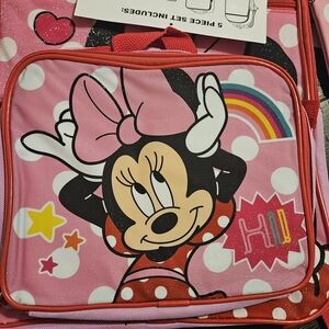 Disney Minnie Mouse Pink and Red Kids Bag